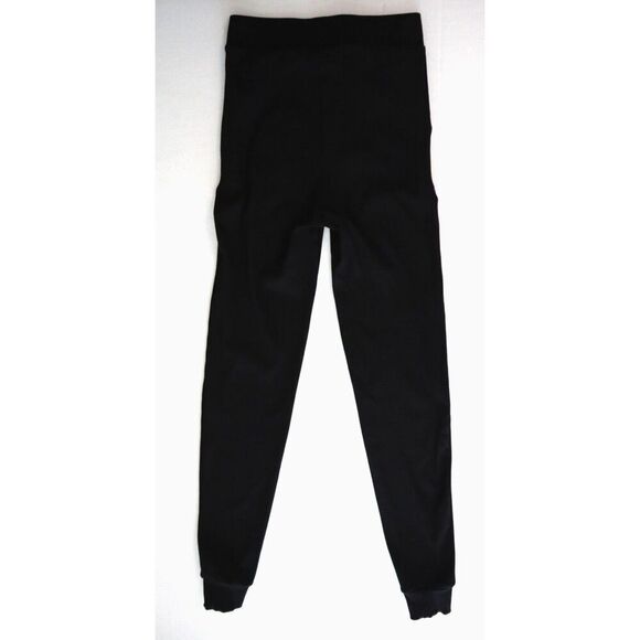 Naked Wardrobe P0083 Women's Sz S Black Snatched High Waist Ribbed Joggers - Picture 2 of 10